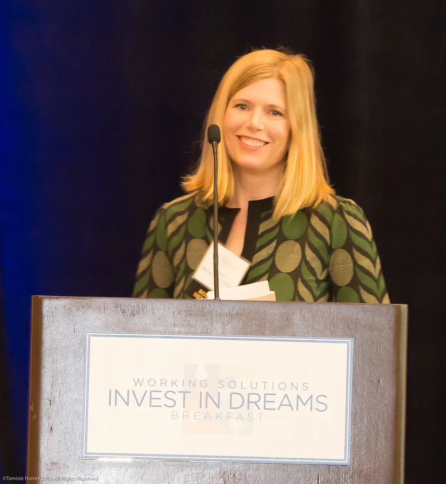Working Solutions board member and former borrower, Alison Bailey Vercruysse of 18 Rabbits