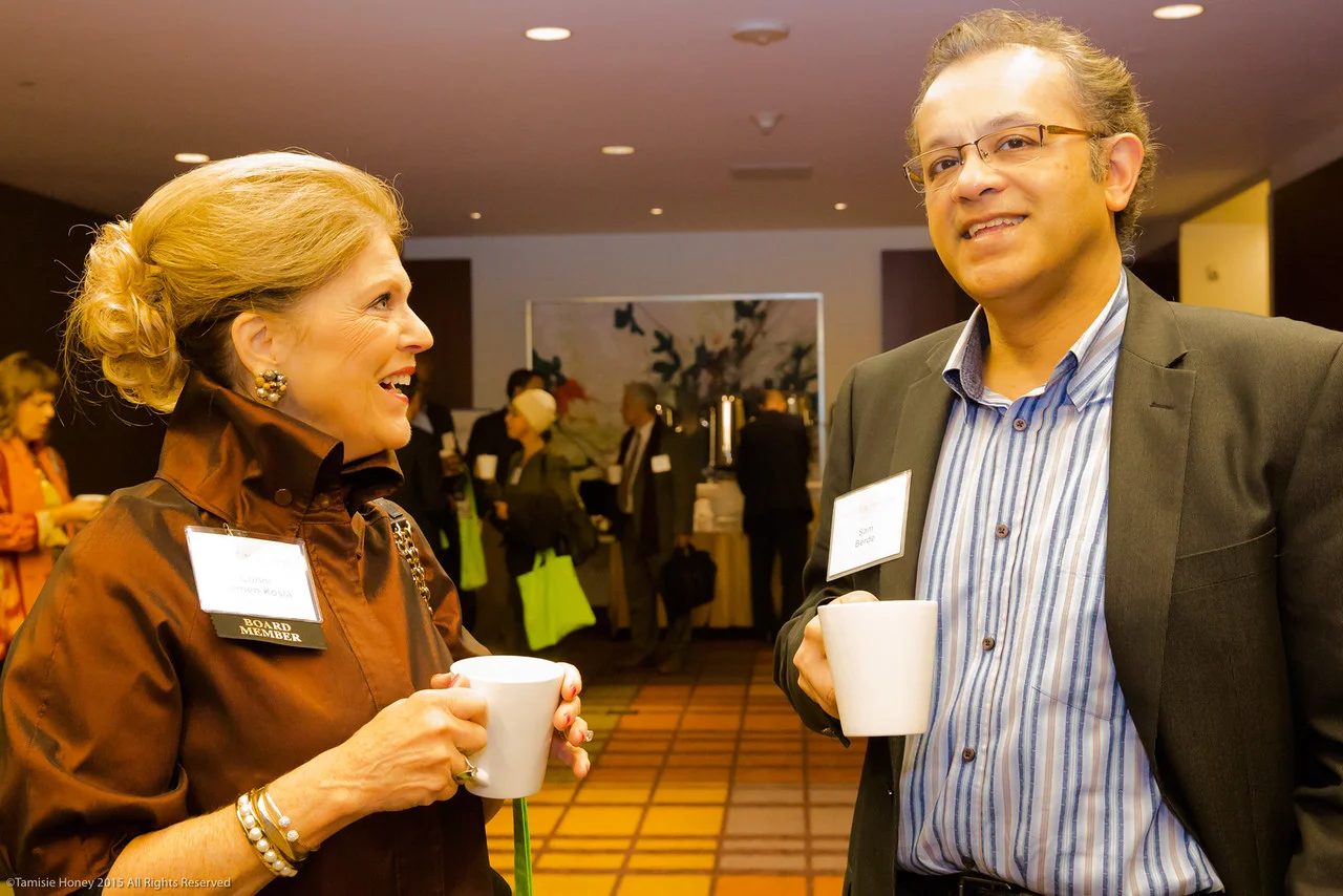 Conni Lemen-Kosla of California Bank & Trust and Sam Berde of Presidio Bank
