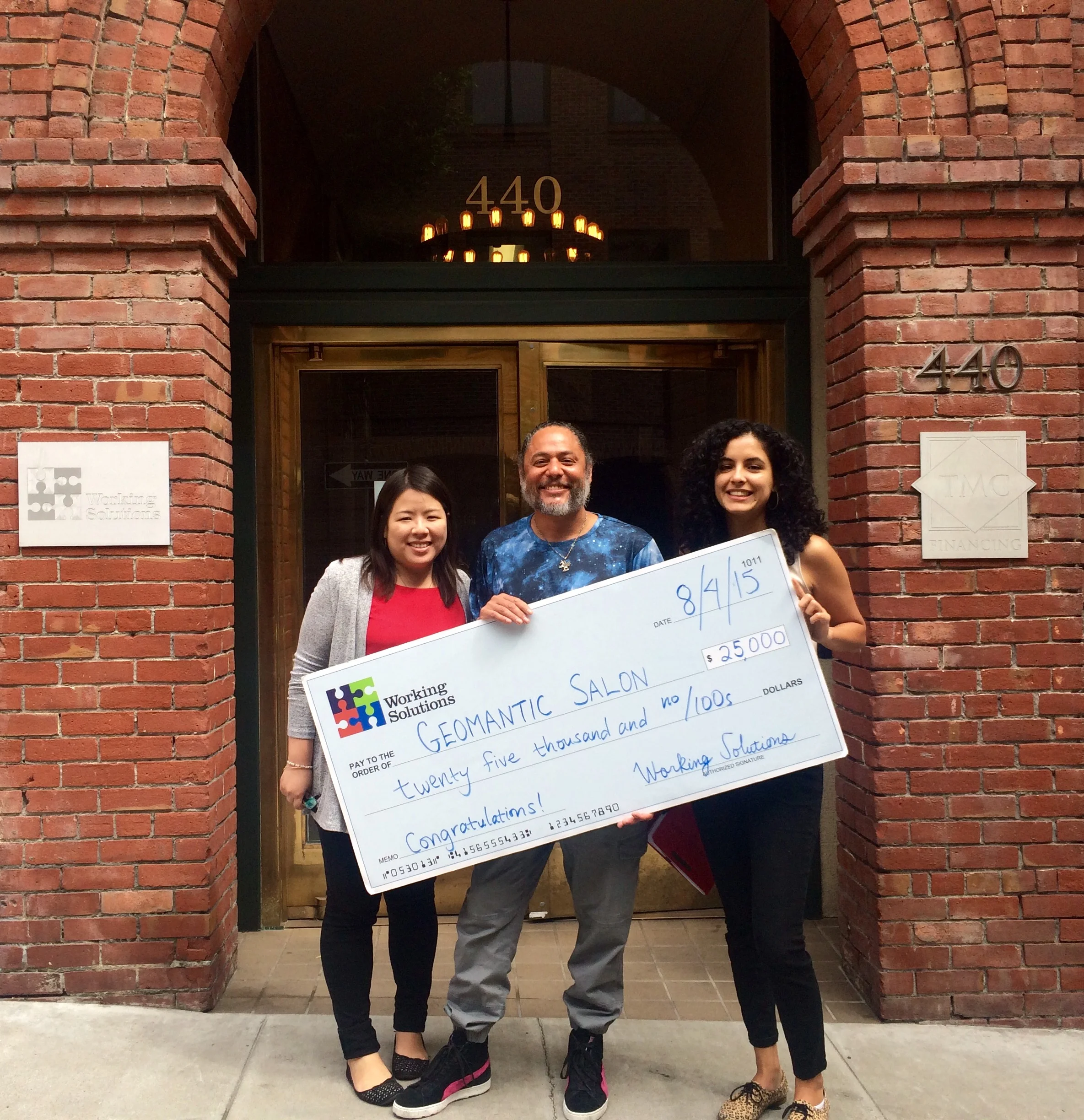 Zeon Kitchener of Geomantic Salon with Agnes Cheung and Lorena Roman of Working Solutions