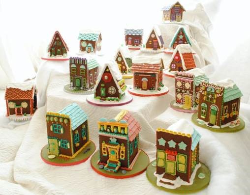 Gingerbread houses from the Whole Cake