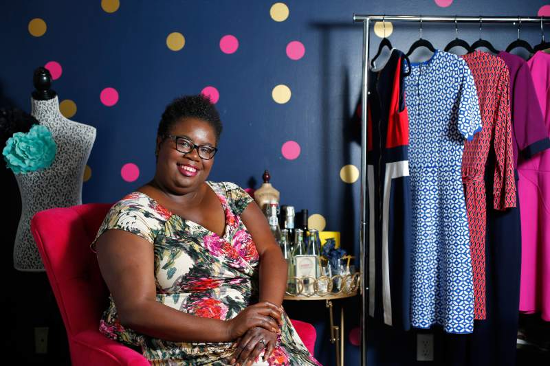 Santa Rosa-based personal stylist Malia Anderson. Photo via Sonoma Press-Democrat