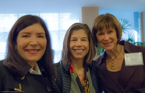 Meg Crofton, Darcy Mackay, and Gabrielle Tierney