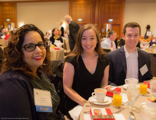 Abigail Mcleod of Working Solutions, Michelle Wilson and Geoff Bosloy of Burr Pilger Mayer