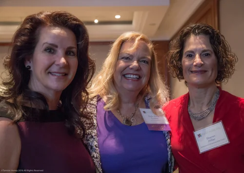 Kim Kaselionis of Breakaway Funding, Dale Marie Golden of Torrey Pines Bank and Sharon Miller of the Renaissance Entrepreneurship Center