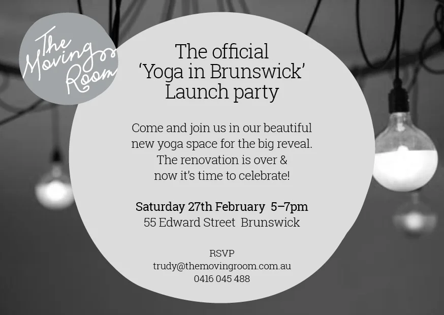 The Moving Room Launch Party