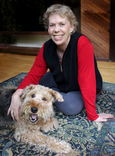 Me with my wonderful subject Fiona, beloved friend of Vashon author Jo Robinson