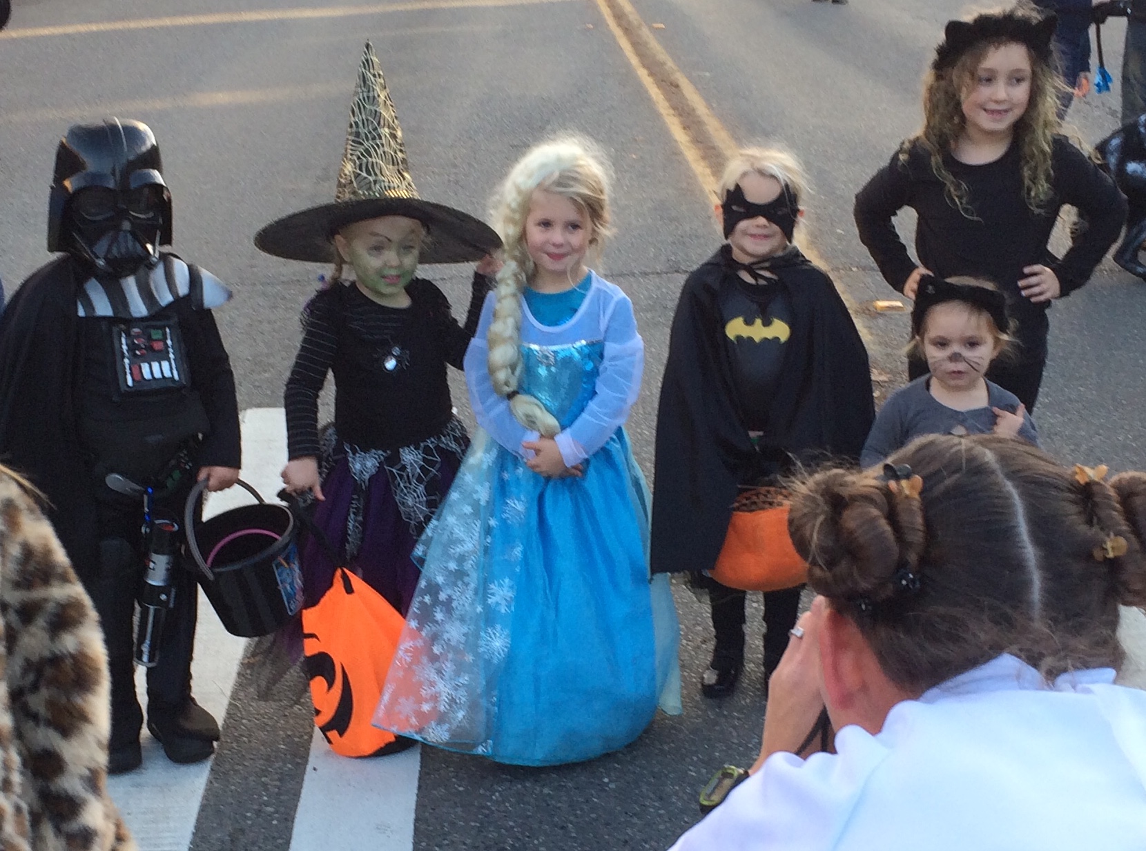 Princess Leia meets Darth Vader and his assorted wives. . .