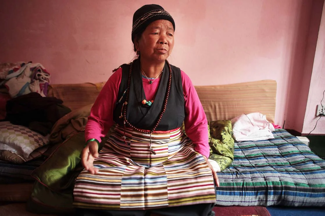 Lanjam Lama, 75 years old, the grand daughter of Bajay / Lanjam Lama, 75 ans, la fille de Bajay