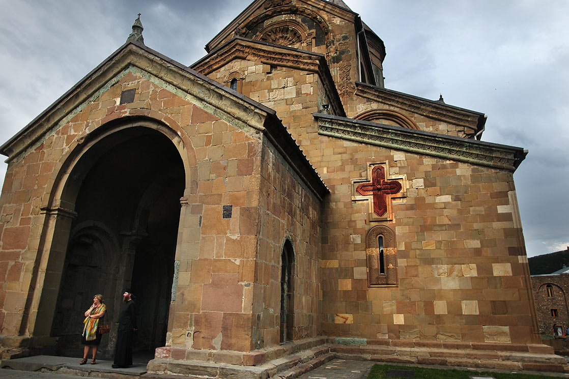 Svetitskhoveli Cathedral (11th century) in Mtskheta are amongst the most significant monuments of Georgian Christian architecture, and are historically significant in the development of medieval architecture throughout the Caucasus. 