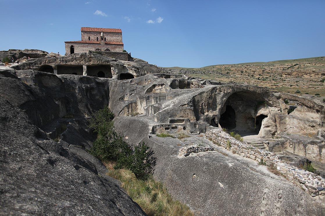 Uplistsikhe is notable for the unique combination of various styles of rock-cut cultures from Anatolia and Iran, as well as the co-existence of pagan and Christian architecture | GEORGIA