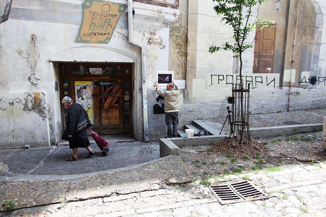 Collage in Skadarlika (more in www.karesleroy.com/streetart ) | SERBIA