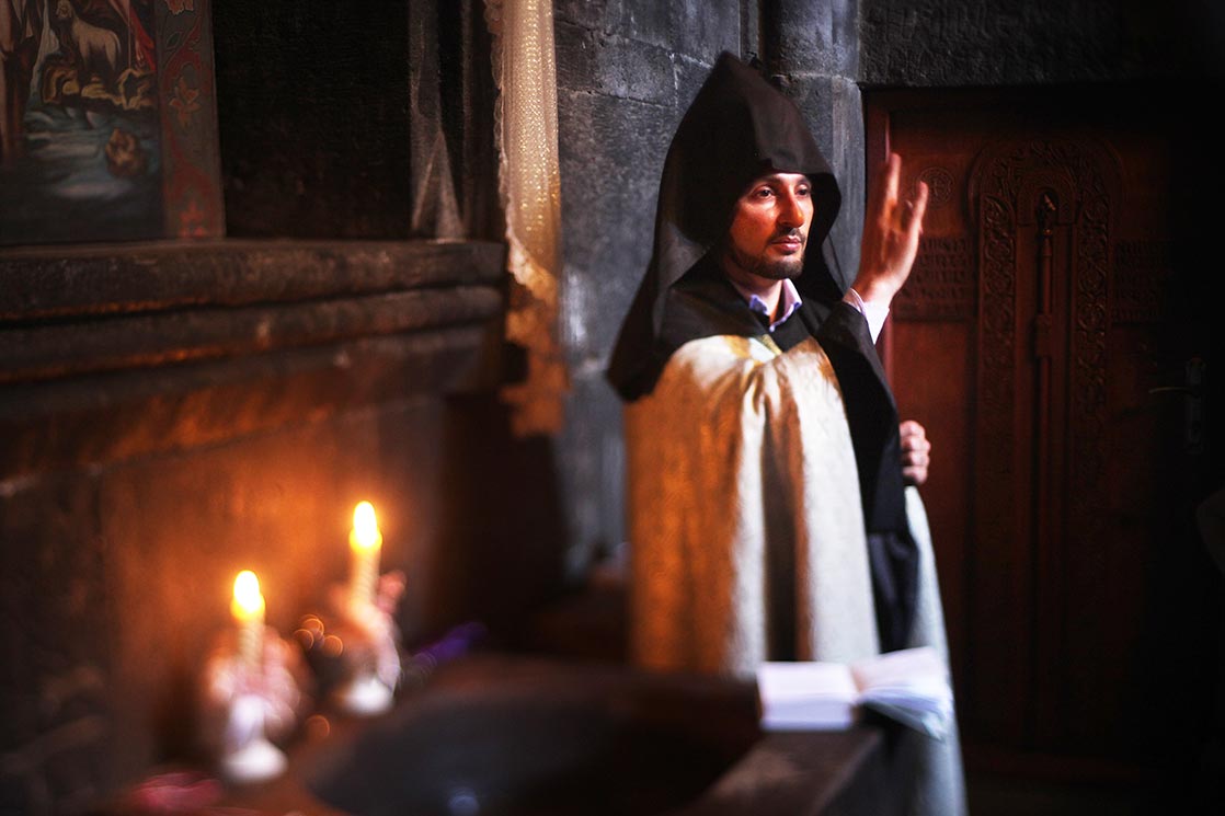 Priest of Geghard Monastery | ARMENIA