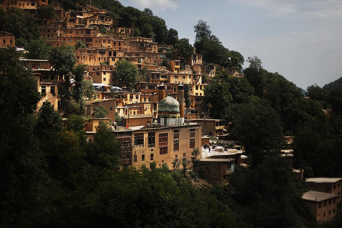 A view of Masuleh , a village founded in the 10th century | IRAN