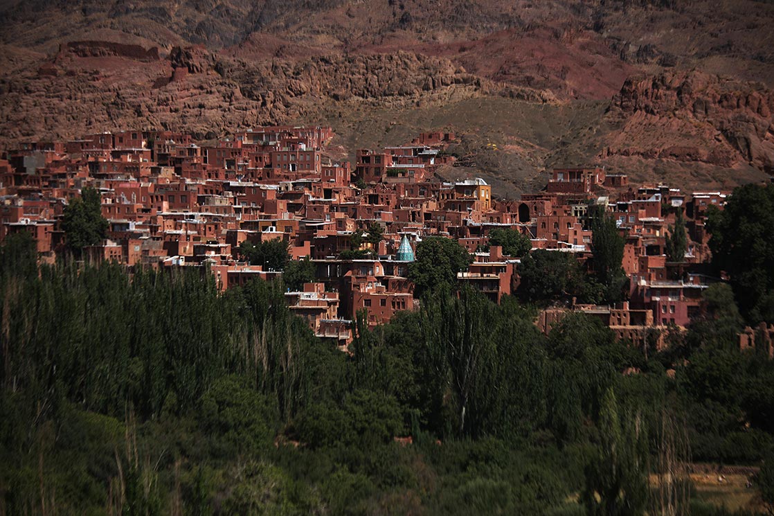 A view of Abyaneh , one of the oldest village in Iran. It is characterized by a peculiar reddish hue | IRAN