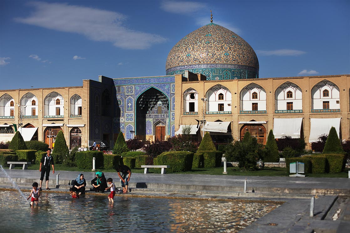 Isfahan was once one of the largest cities in the world. It flourished from 1050 to 1722, particularly in the 16th century under the Safavid dynasty, when it became the capital of Persia | Naqsh-e Jahan Imam square | IRAN