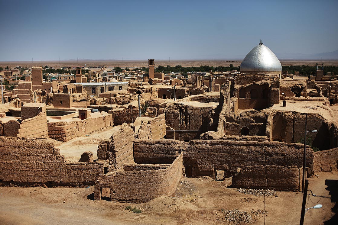 A view of Aqda , an old village (8th century) located in the northwest of Ardakan | IRAN