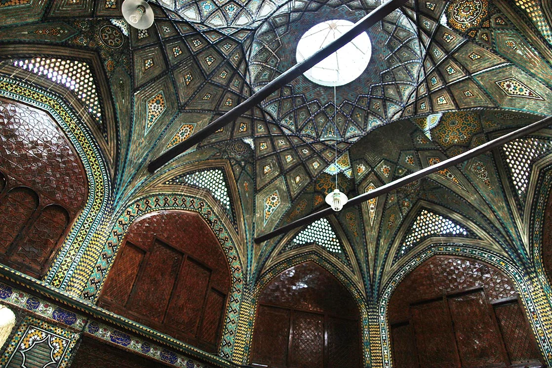 Ceiling of a bazaar in Isfahan | IRAN