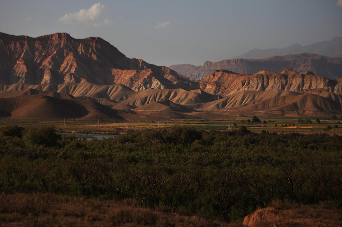 August 2014. Crossed the border from Armenia, along the Aras river to arrived in North West of IRAN