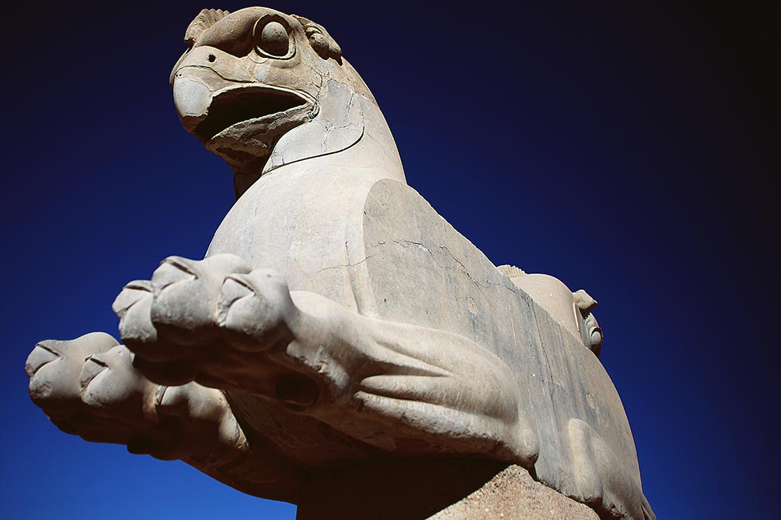 Achaemenid griffin at Persepolis | IRAN