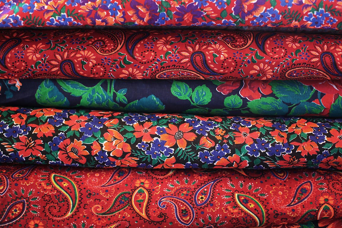 Patterns of mattress in Samarkand bazaar | UZBEKISTAN