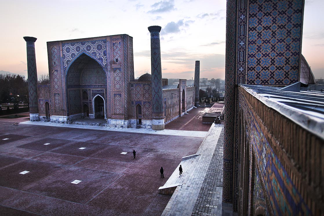 Registan ("Sandy place") was the heart of the ancient city of Samarkand of the Timurid dynasty | UZBEKISTAN