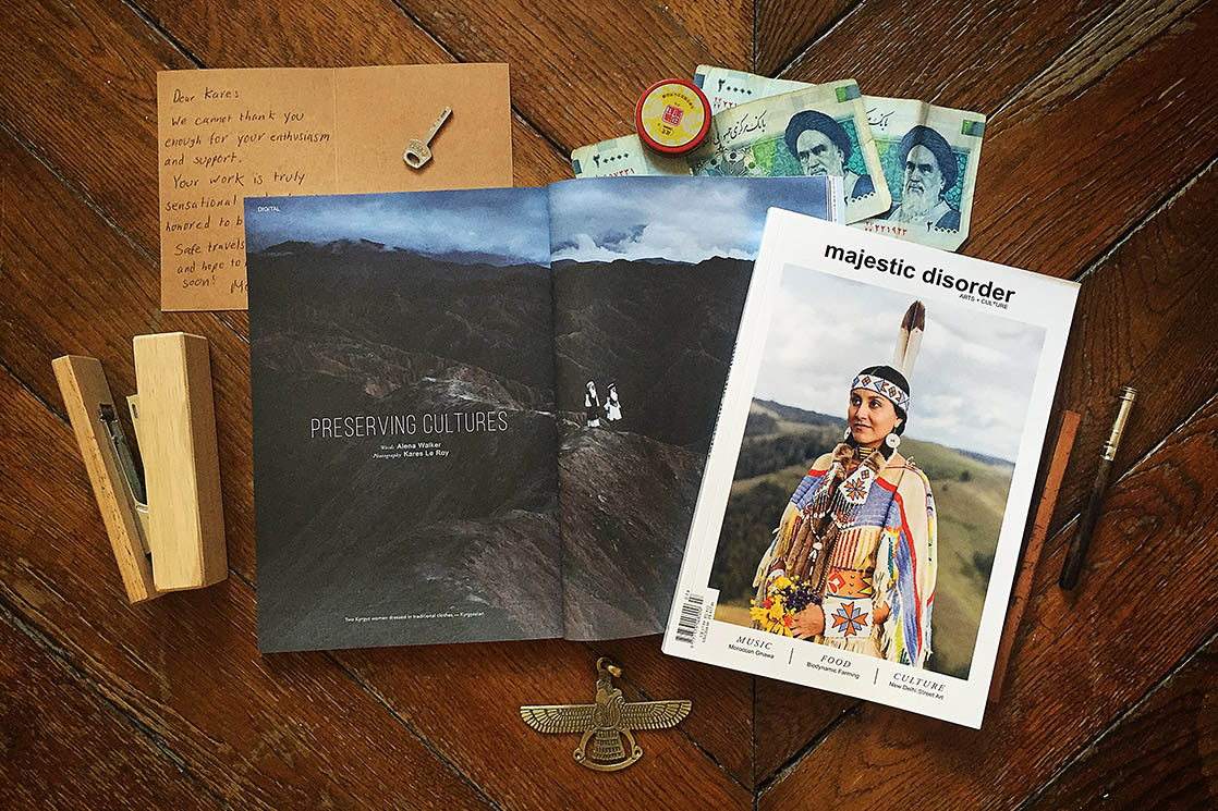 Majestic Disorder (Summer 2016) > "PRESERVING CULTURES" 10 pages of interview