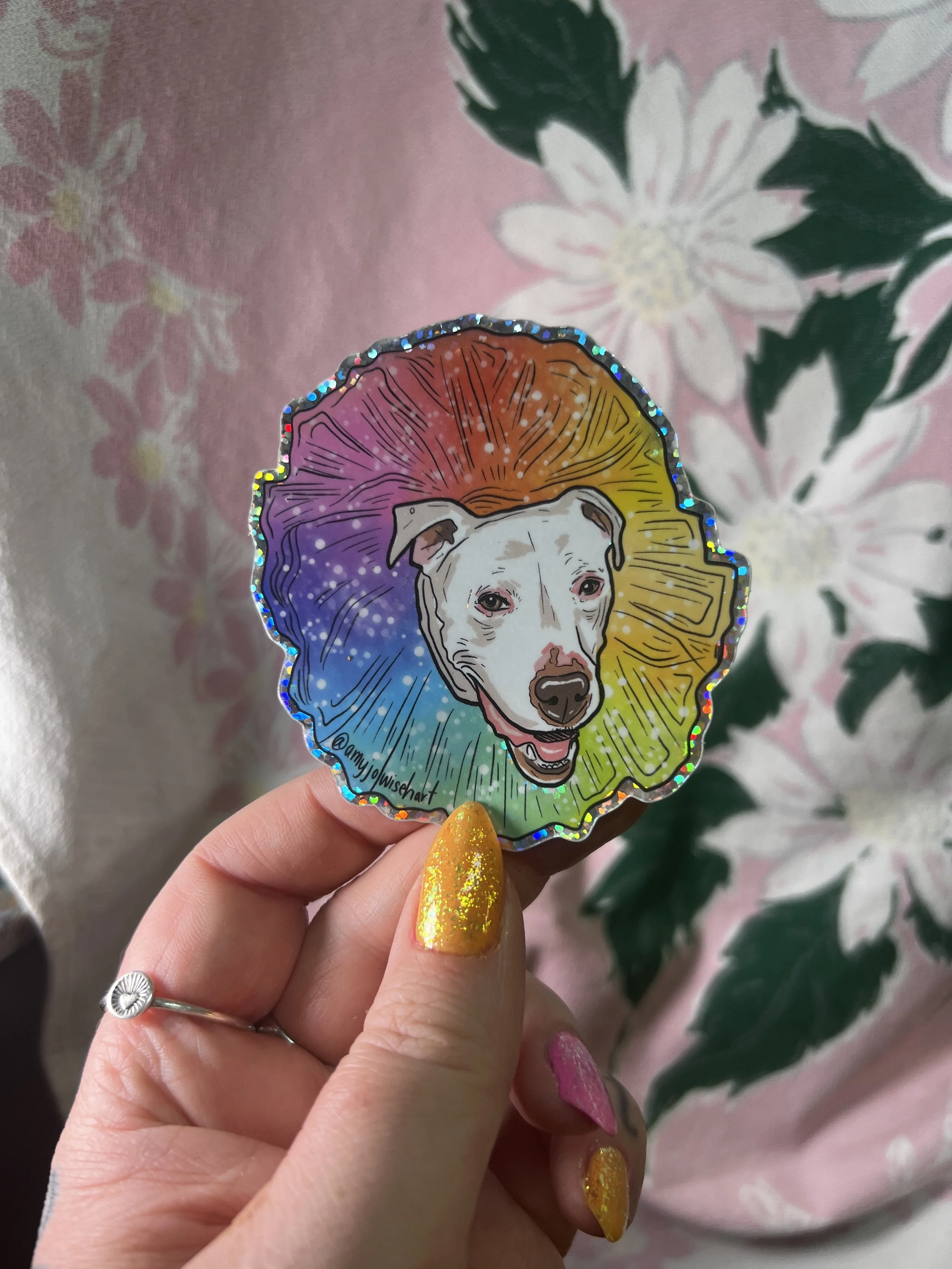 Izzy Rainbow Sticker