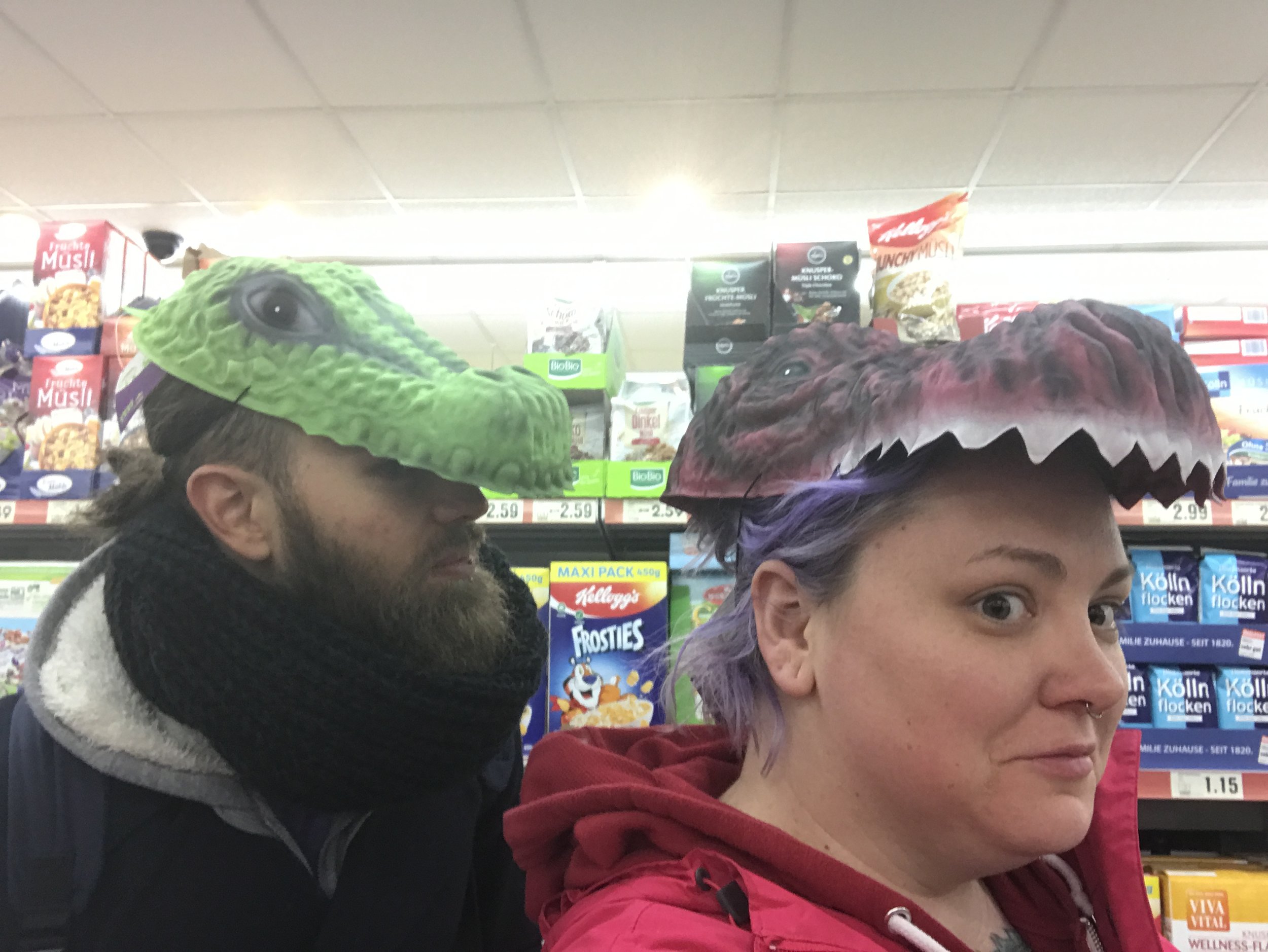 5 or 6 people saw us like this and gave us weird looks. 