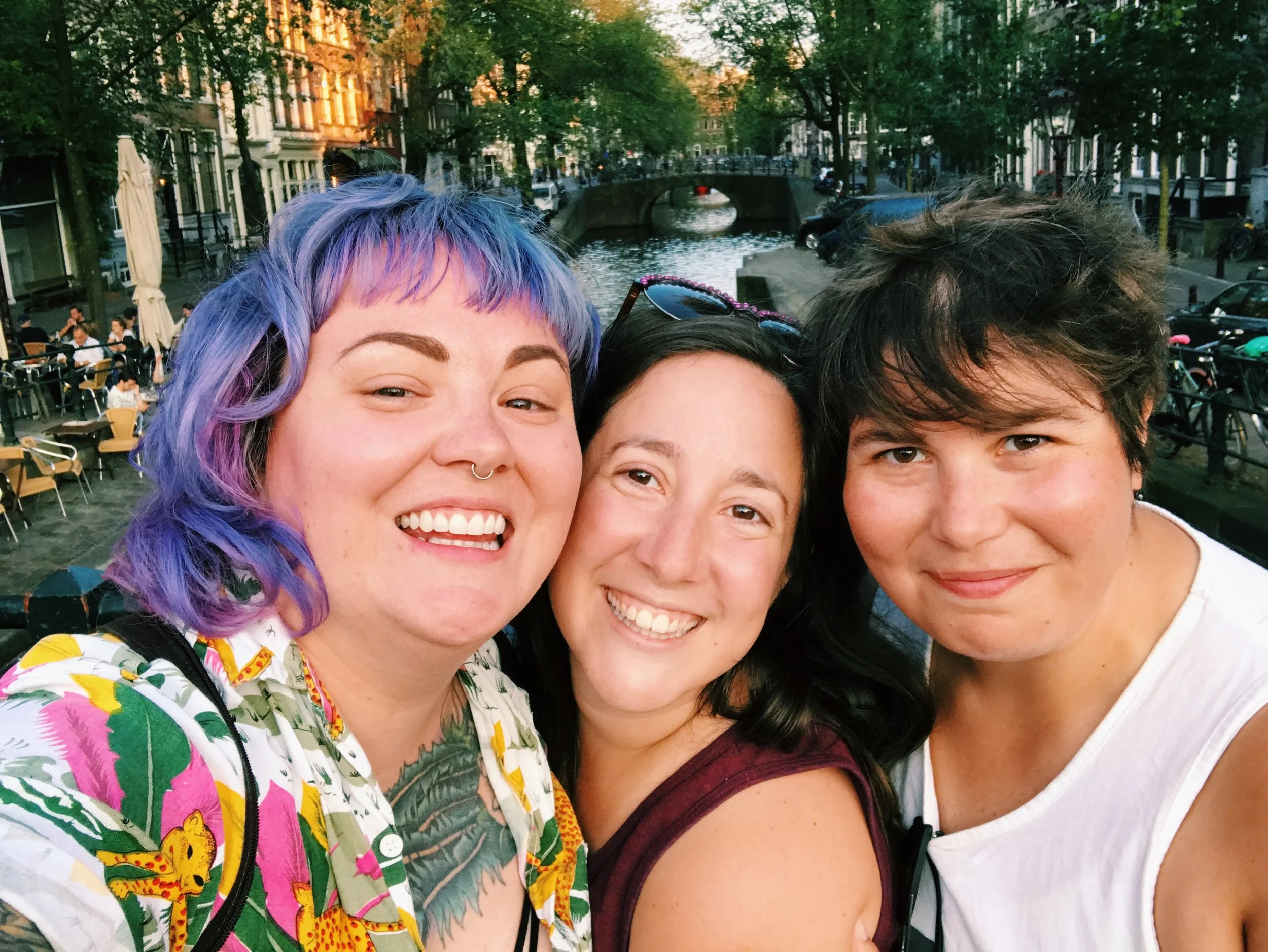 I offered my spare bedroom to these two lovelies during their cycle and hiking trip across Europe. You can read Vanessa's blog (hiking) here , and Alley's blog (cycling) here . Along with each trip they've taken separately they are also embarking on the Camino de Santiago in Spain this month. Vanessa has personally inspired me for months with her blogging and honestly was one of the reasons I started my blog in the first place. They were a beam of light in one of the darkest times and were literally in my space so it helped me to not be entirely consumed by the heartbreak. They talked to me about what it is to be Queer and really just made me feel somewhat normal again. Y'all don't even know how much you've done for me merely by just being present in my life for two weeks. *cries* 
