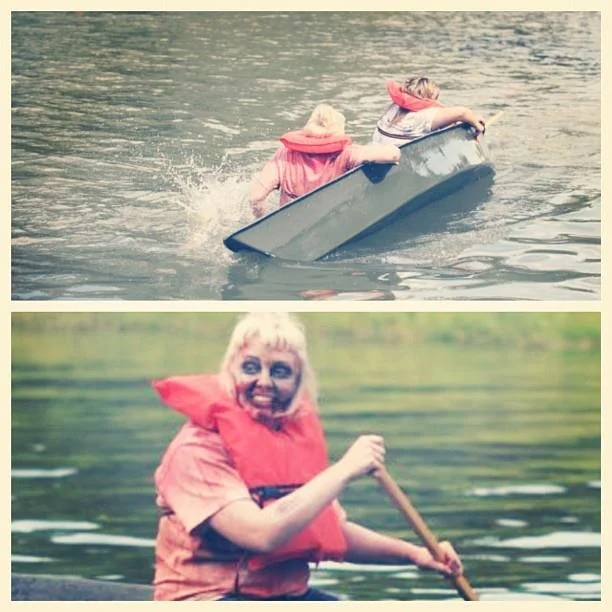 Oh and also one time I dressed as a zombie and took a pirogue down the bayou for a contest and we tipped over. lol
