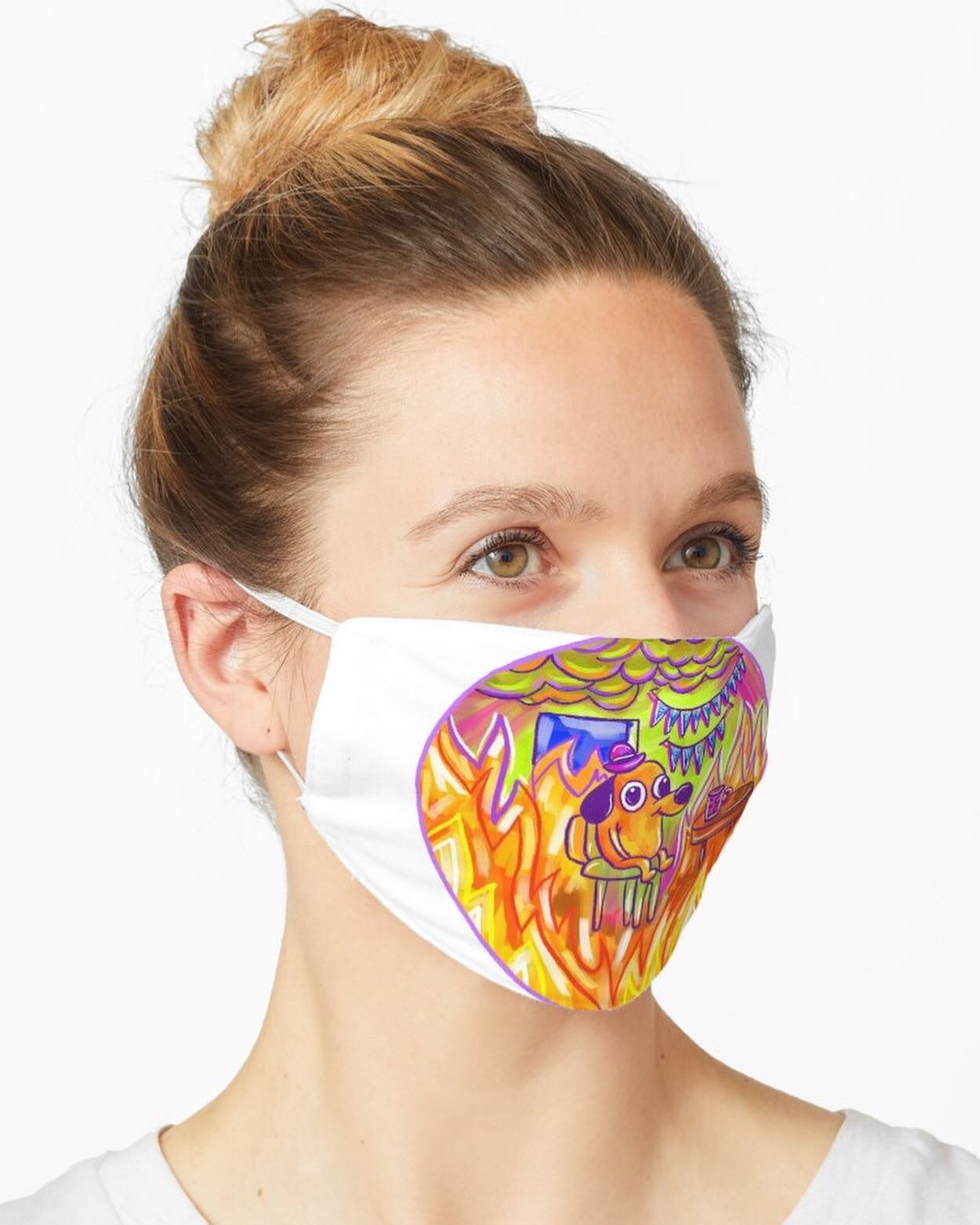 Finally added some of my designs to a Redbubble! Here&rsquo;s what the masks look like and I&rsquo;m kind of obsessed haha. 💖💖💖 link in bio! #supportsmallbusiness #supportlocal #masksforsale #redbubbleartist #neworleansartist
