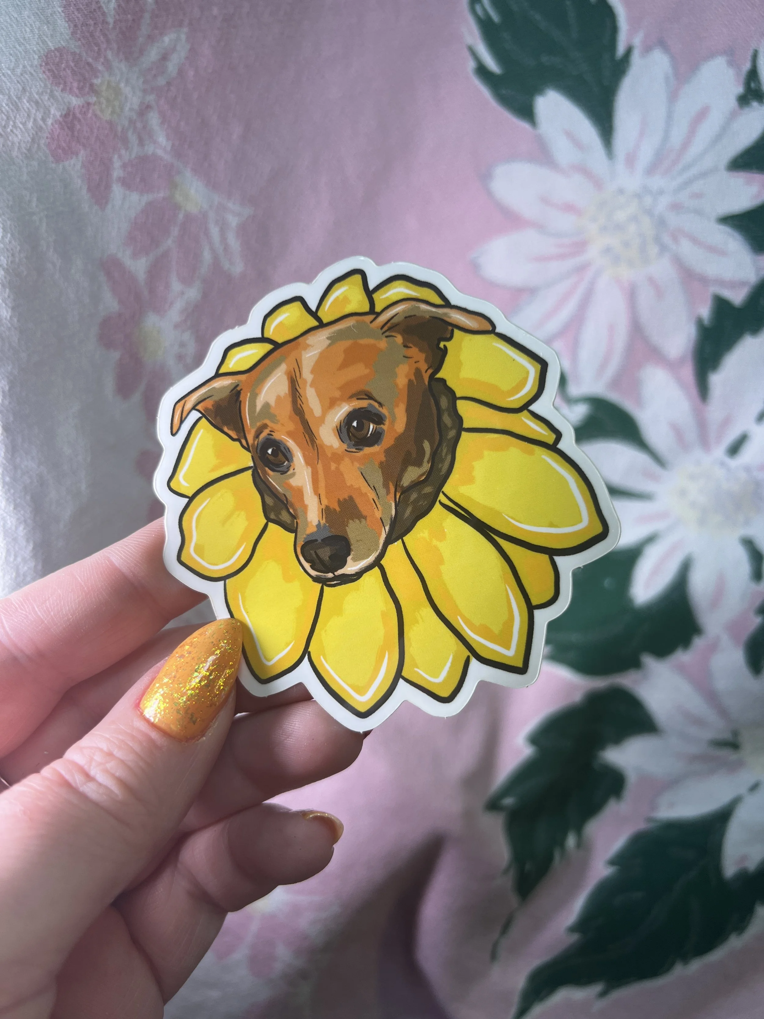 Eve Flower Head Sticker