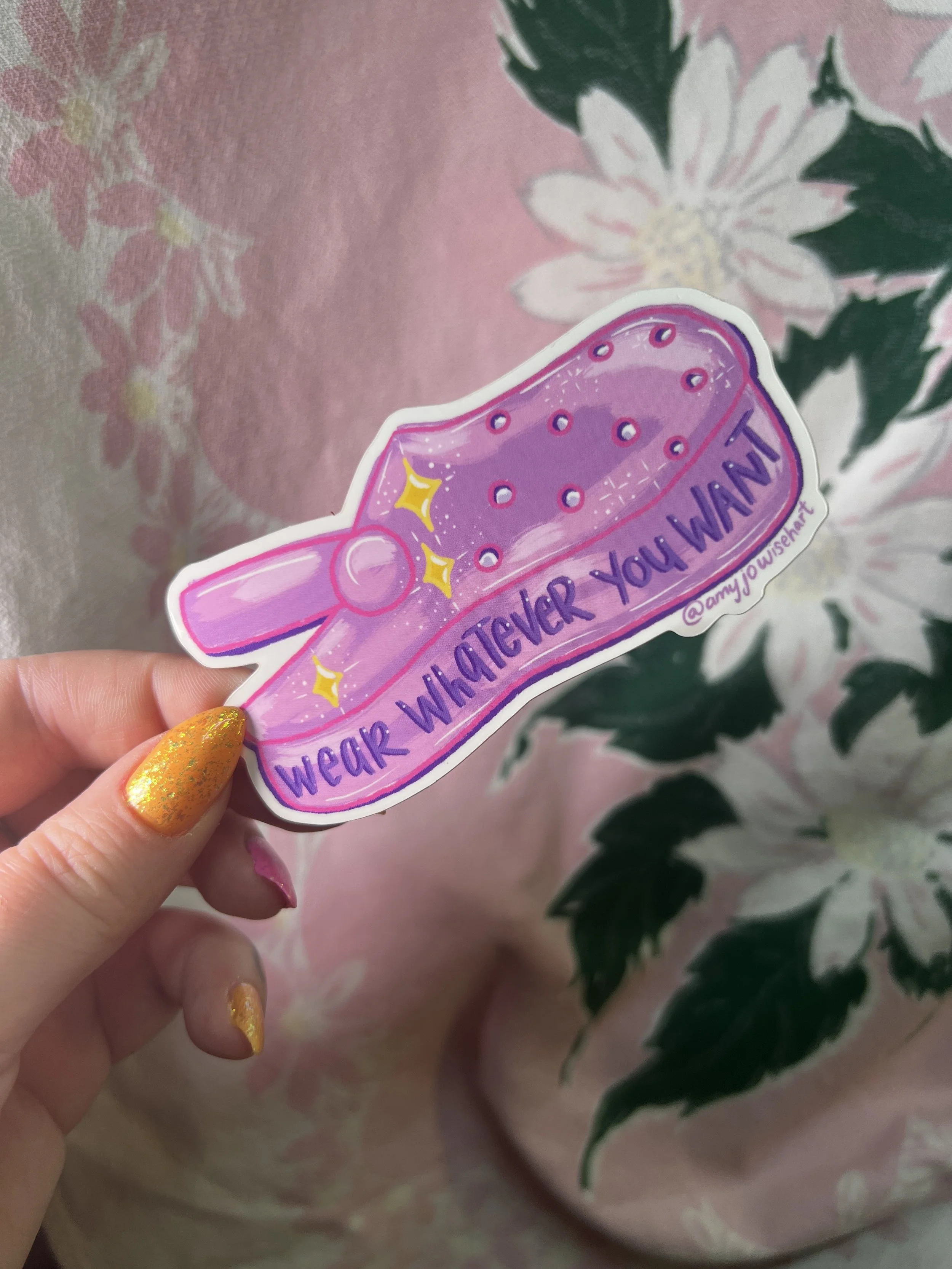 Croc Love Sticker