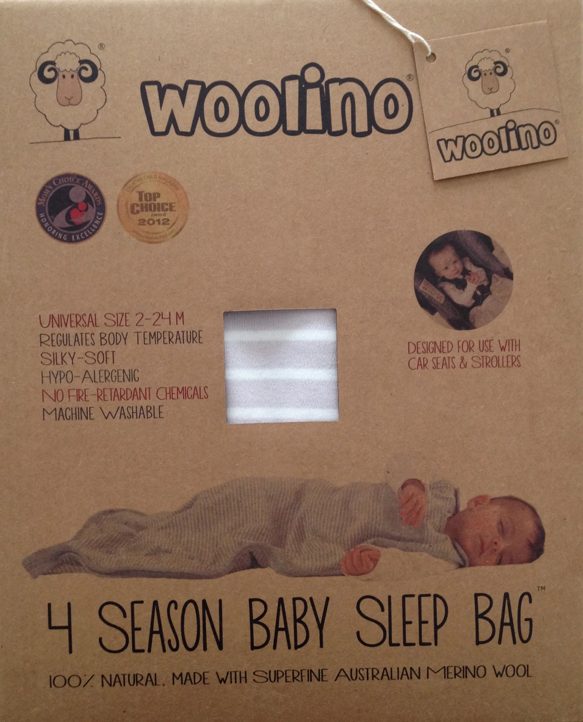 Woolino provided a sleep sack for me to review.