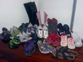  A sample of my barefoot shoe collection!