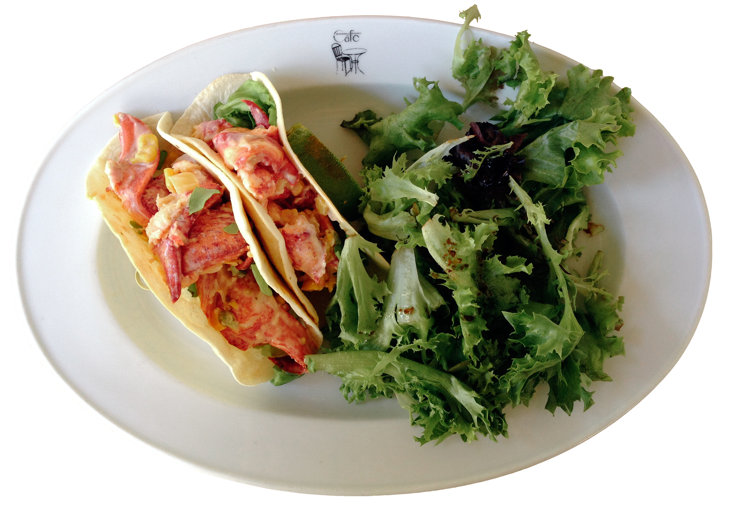 When in Maine, eat lobster...in my case, lobster tacos at Stonewall Kitchen. York, ME