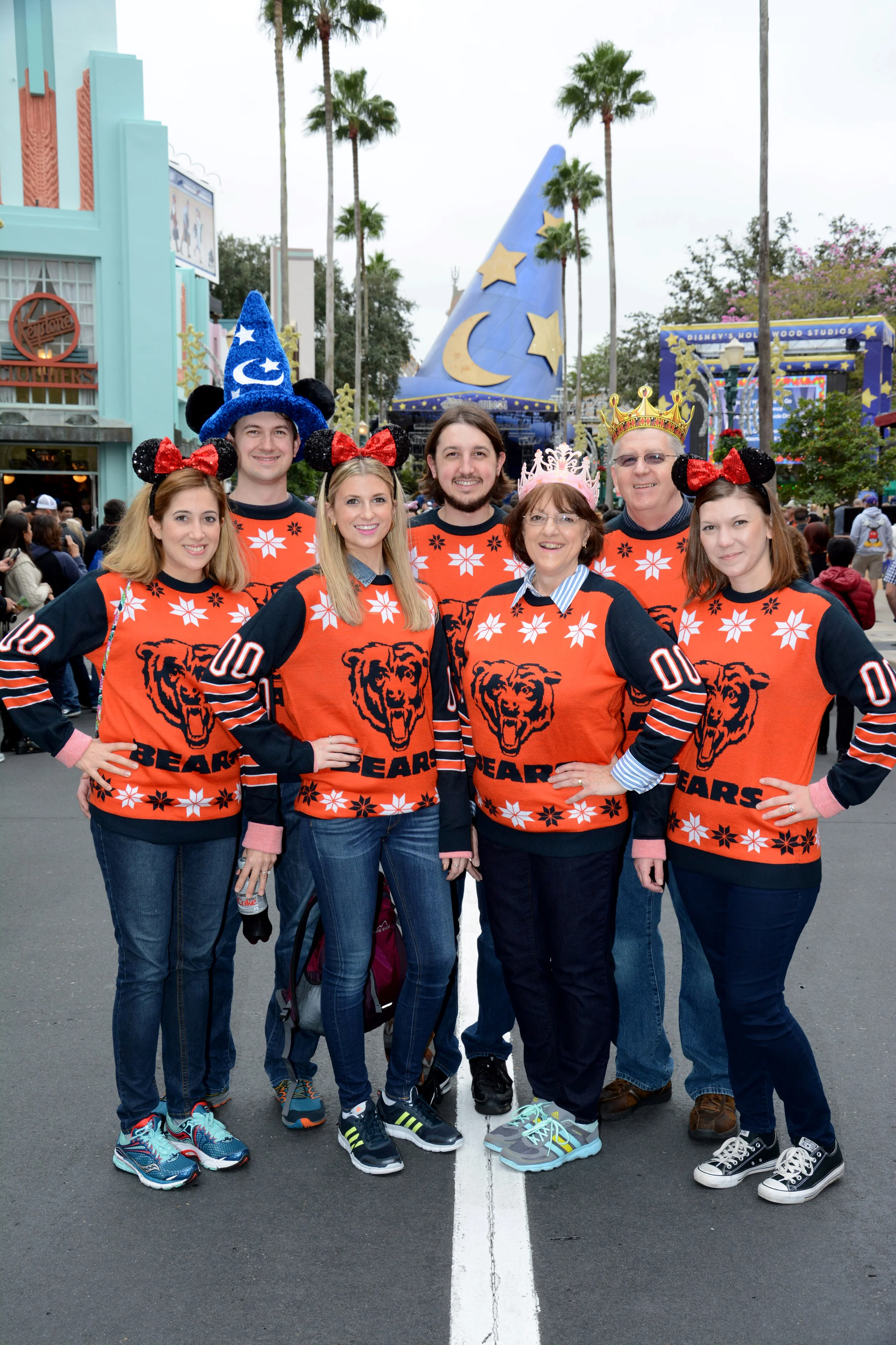 L to R: Amanda, Kevin, me, Brandon, Mom, Dad, & Jen