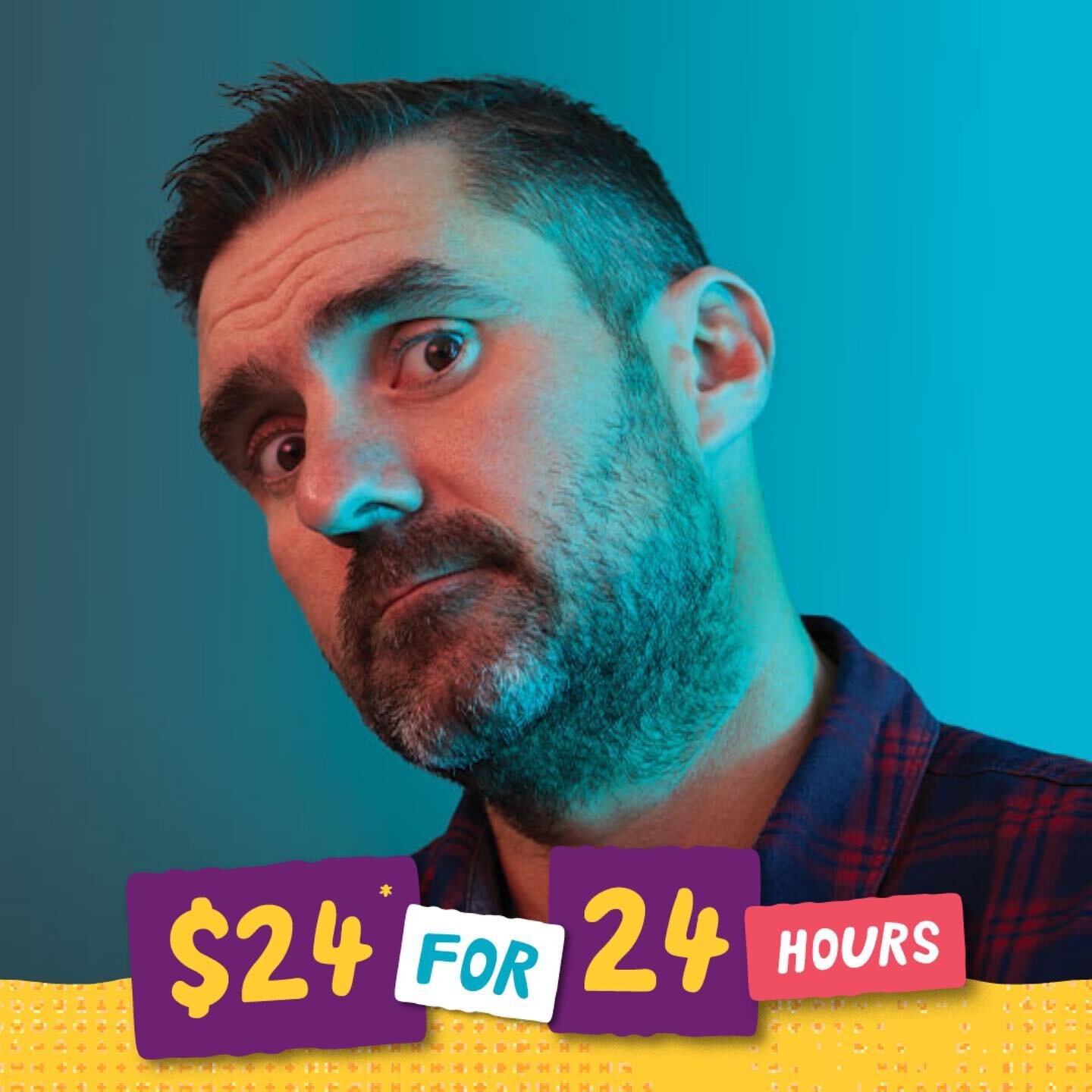 Brisbane!!!! For the next 24 hours my tickets to my @briscomedyfest show are cheap. Get on board. Link in my bio