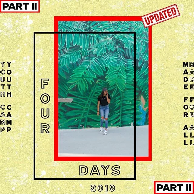 4 DAYS // Happy Monday Everyone 🎉🎉 We are only F O U R days away from camp 🙌  The excitement is real and tangible. Let&rsquo;s come expectant for God is going to do during this time!