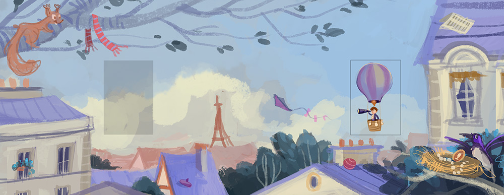 Treasure Down Below! Take off in a hot air balloon, and ride across the globe on a hunt for hidden treasures.
