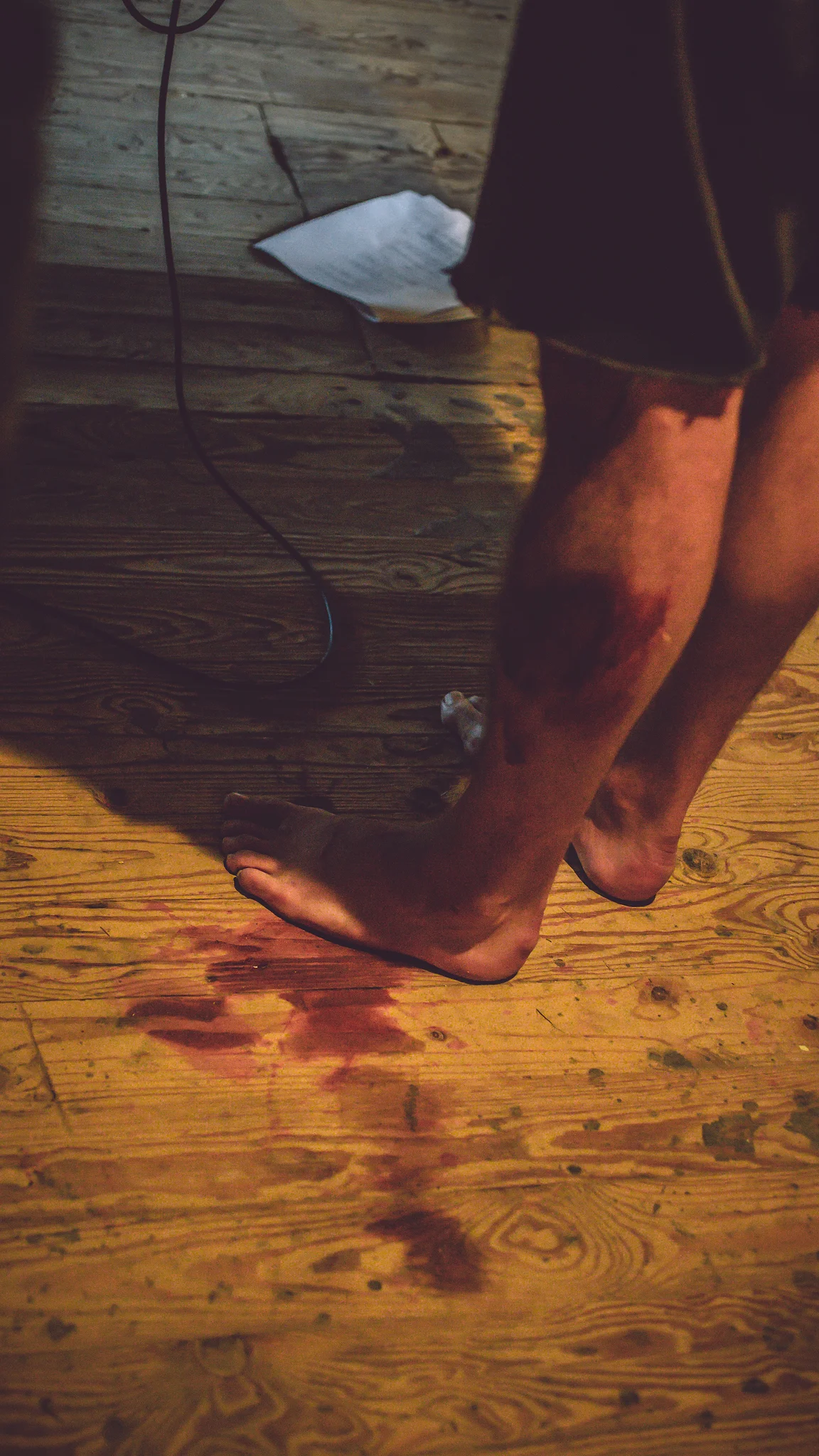 THERE'S BLOOD EVERYWHERE!!! Seriously, who's gonna clean that up?