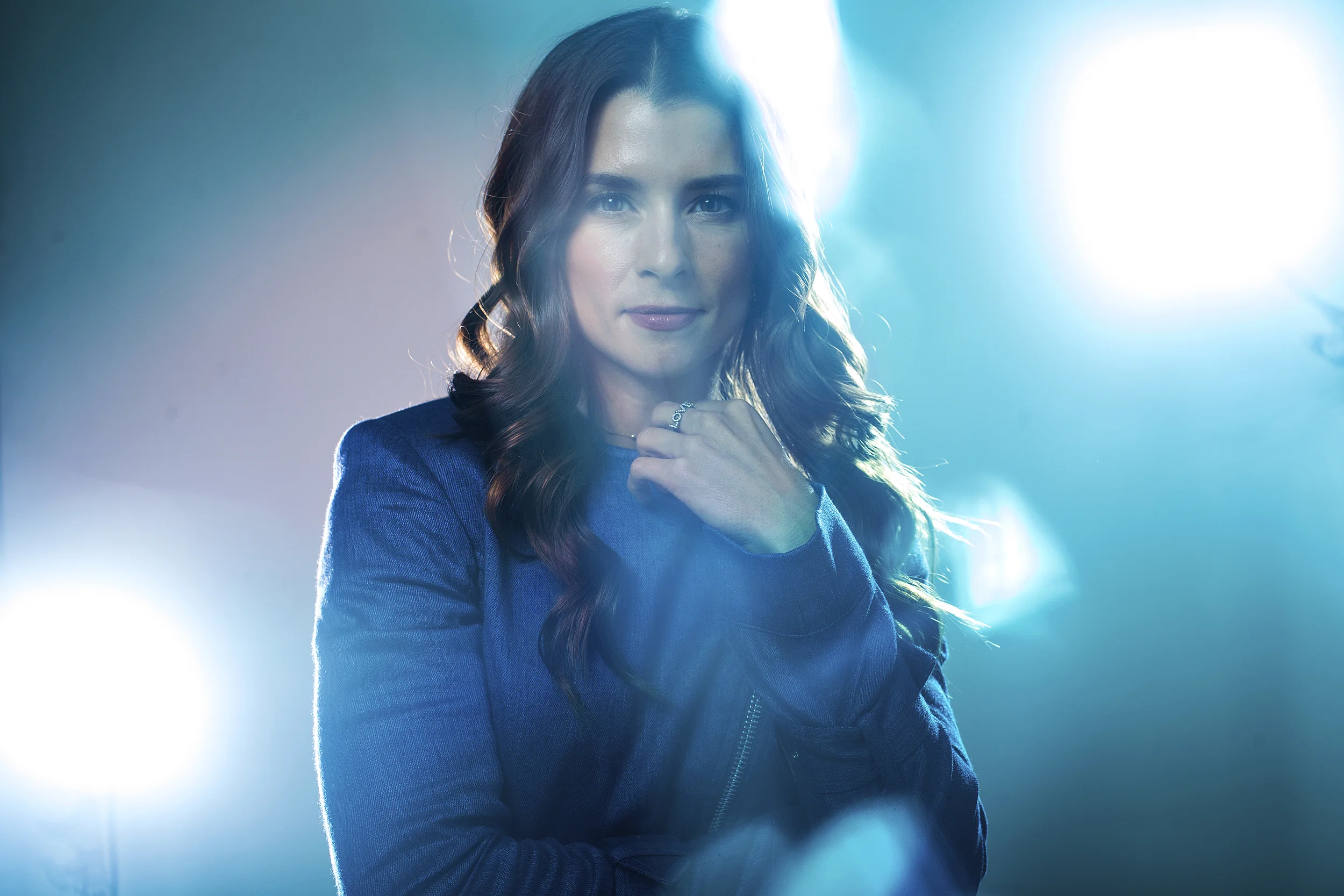 Nascar driver Danica Patrick poses for portraits at The Players' Tribune in New York, N.Y. on Nov. 1, 2017.