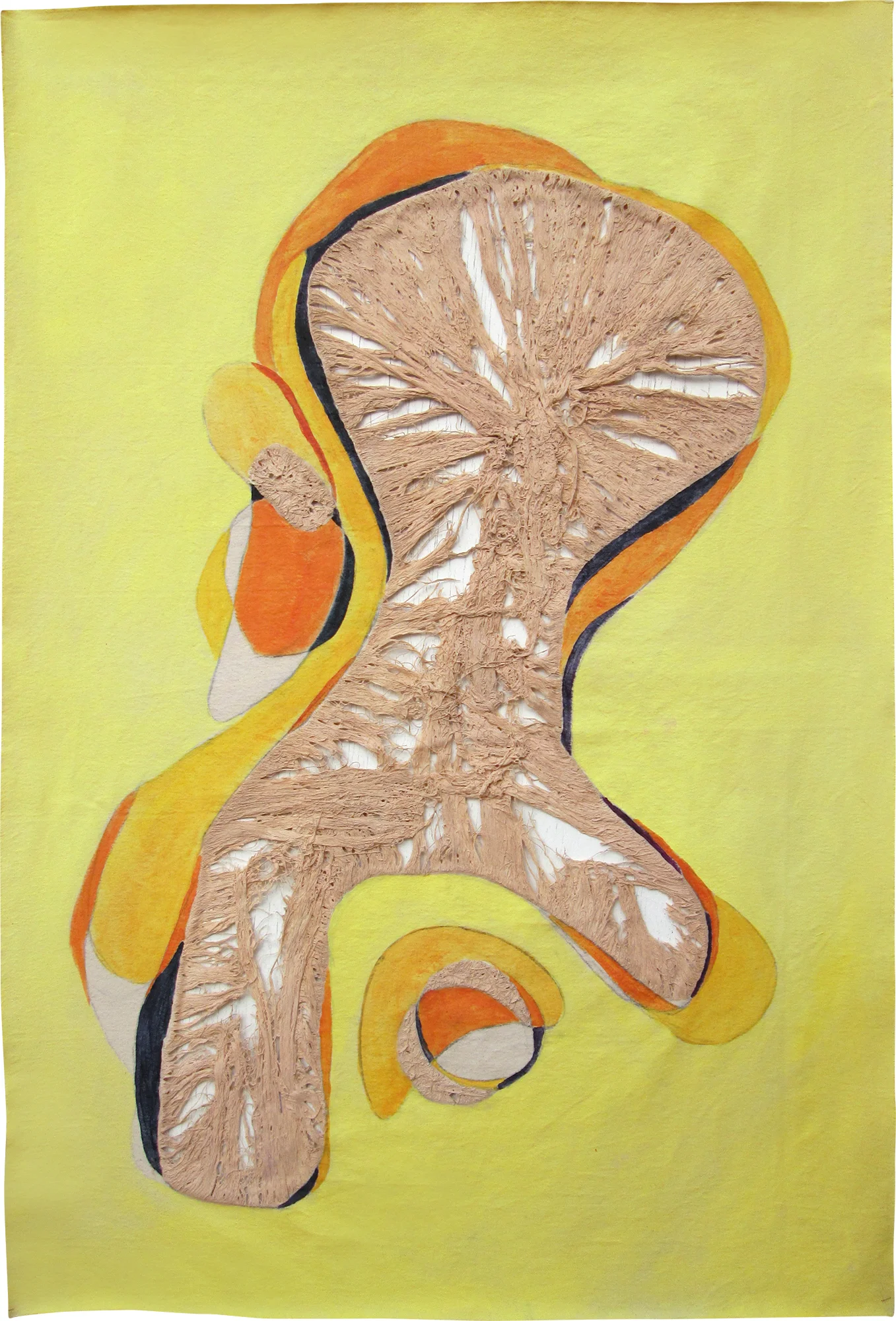 ECHOES IV Acrylic on unstretched canvas 57.5" x 39.5"