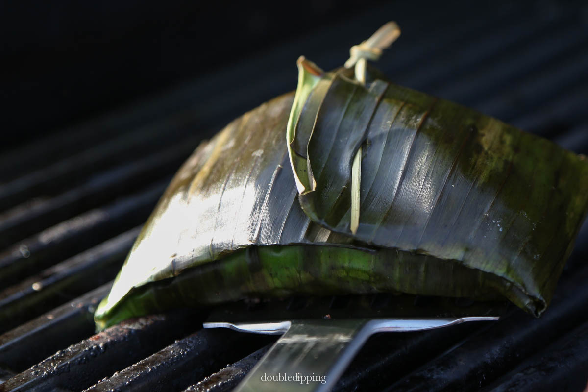 Miso Codfish in Banana Leaf