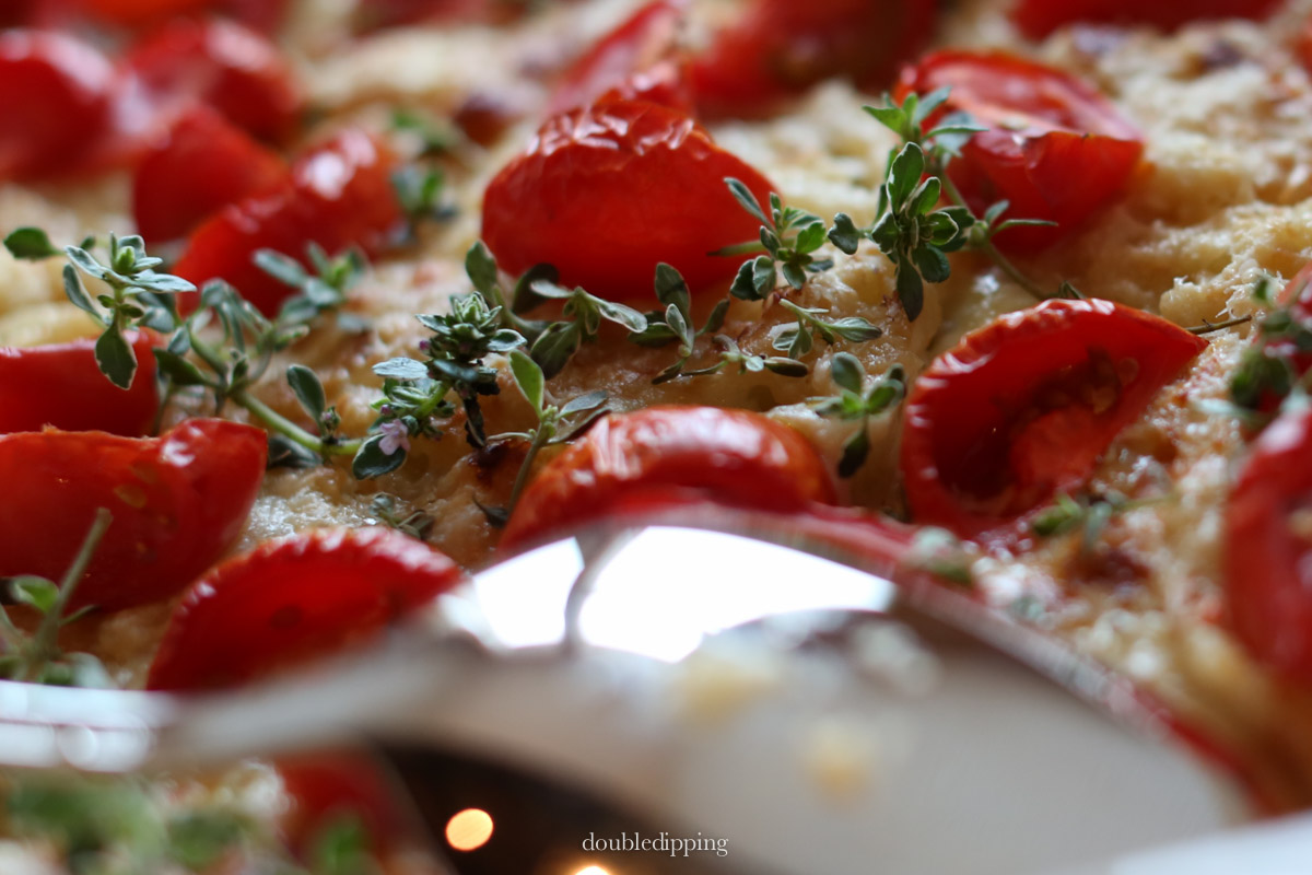 Crumble of Fennel and Cherry Tomato by Ottolenghi