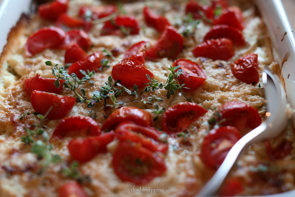 Crumble of Fennel and Cherry Tomato by Ottolenghi