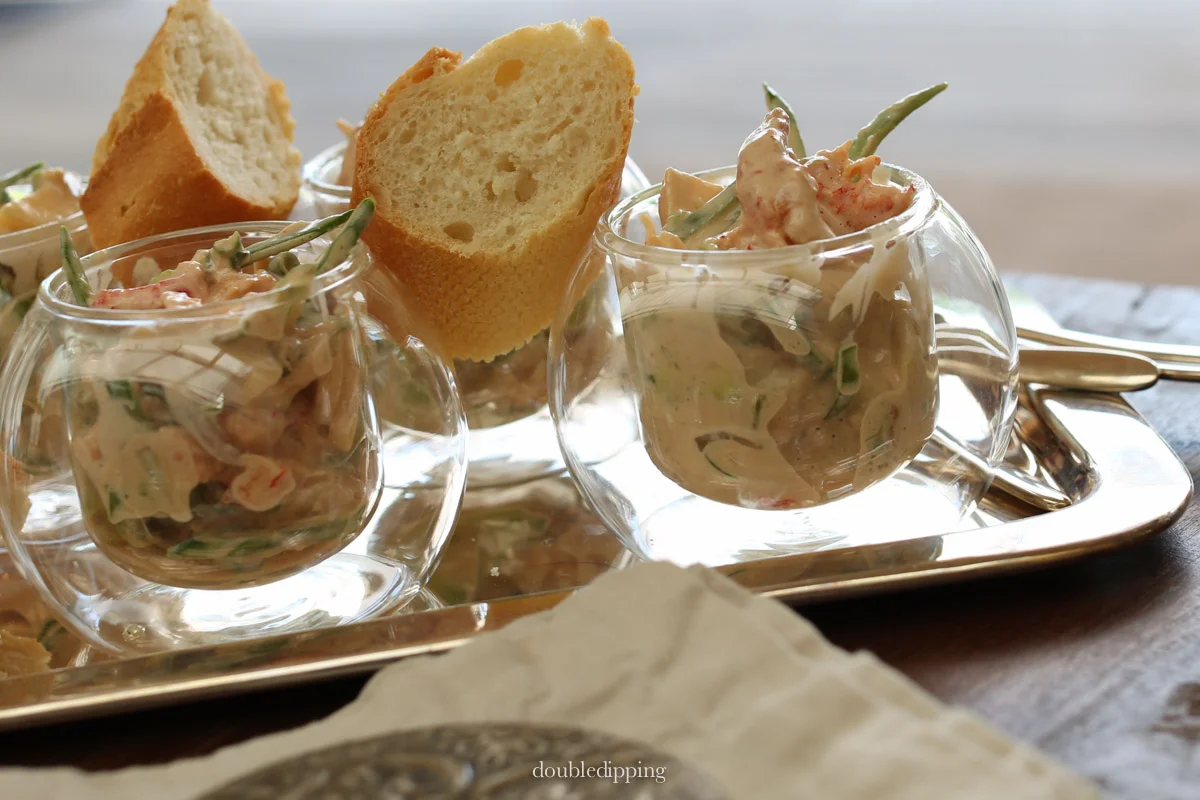 Crayfish Salad with Apple and Avocado