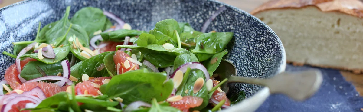 Baby Spinach with Grapefruit and Sumac