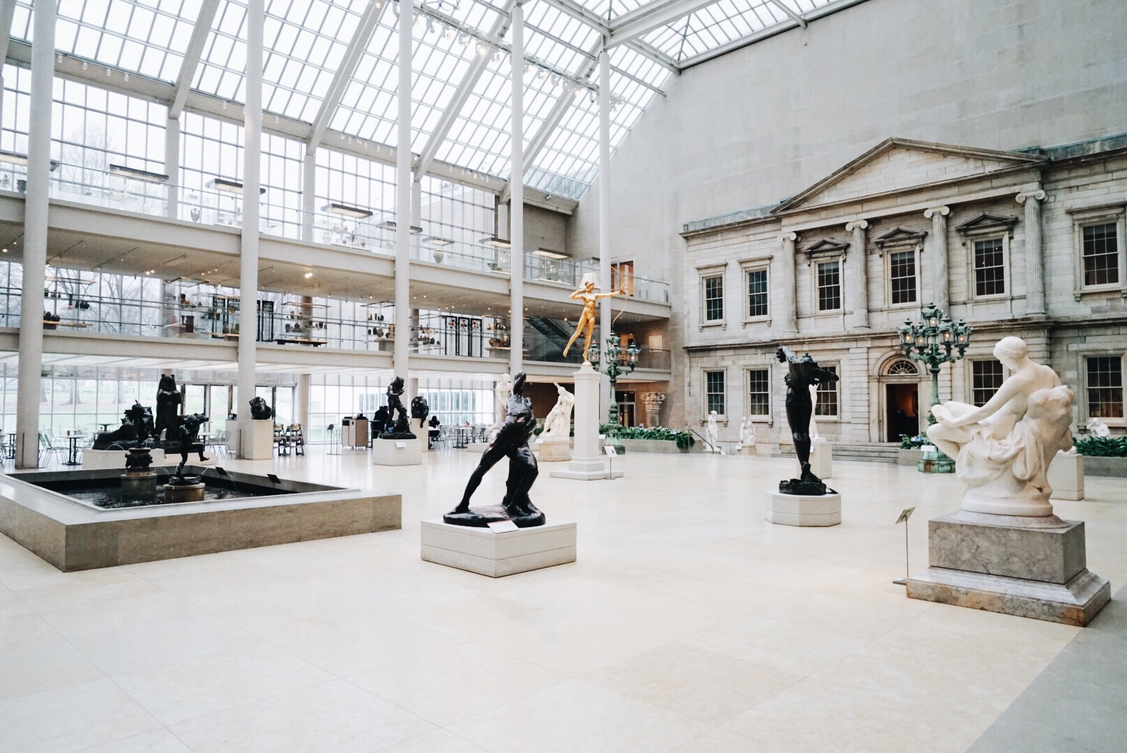 Empty Met Museum of New York