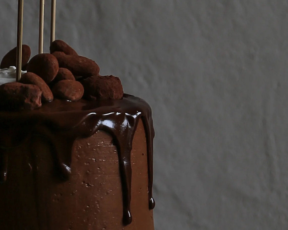 Triple Chocolate Truffle Cake